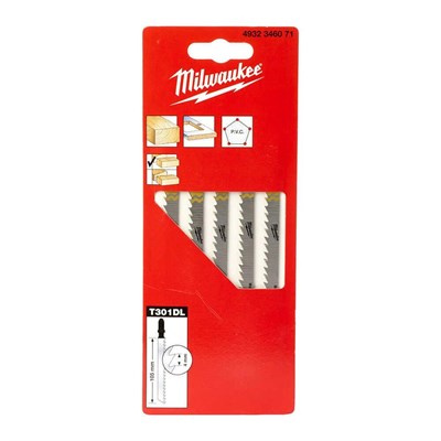 MILWAUKEE T301DL Dekupaj Bıçağı Metal 100 mm 5 Adet