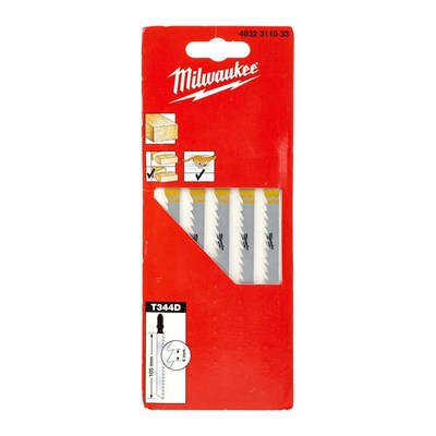 MILWAUKEE T344D Dekupaj Bıçağı Ağaç Hızlı Kesim 105 mm 5 Adet