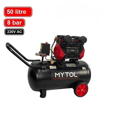 MYTOL 50 LTYüksek Hızlı Sessiz Yağsız Kompresör 1.5 Hp - MYK0501