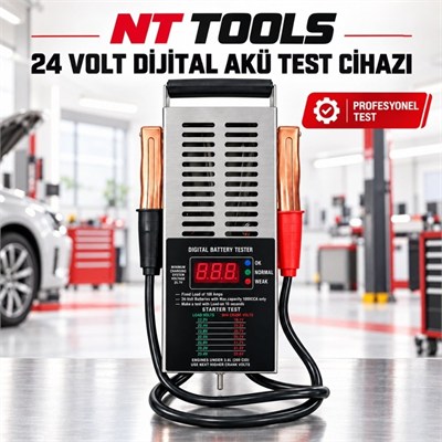 NT TOOLS 24 Volt Dijital Akü Test Cihazı