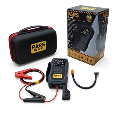 PARS 1085 Dijital Lastik Şişirme Pompası Ve Jump Starter 13000Mah