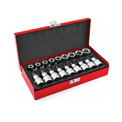 PRODHT D02128618 1/2 Torx Uçlu Lokma Takımı İç ve Dış 18 Parça