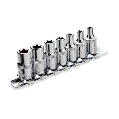 PRODHT D02065307 1/4 Star Torx Uçlu Lokma Takımı 7 Parça