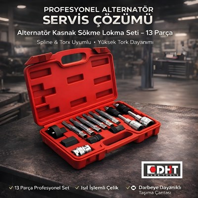 PRODHT D11800013 Alternatör Kasnak Sökme Lokma Seti 13 Parça
