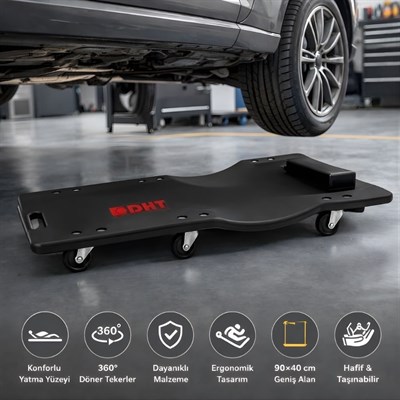 PRODHT D12040037 Araç Altı Tekerlekli Yatma Tahtası
