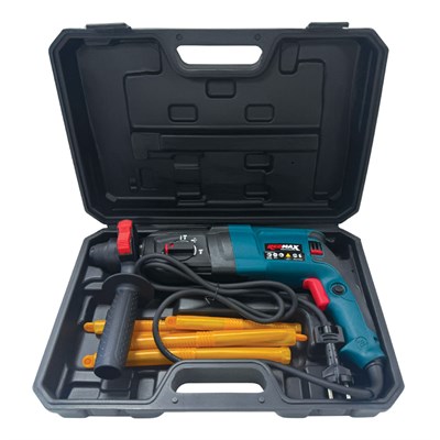 REDMAX Z1C-DK-26C Kırıcı Delici Matkap 800 W + Kırıcı Delici Uç Seti