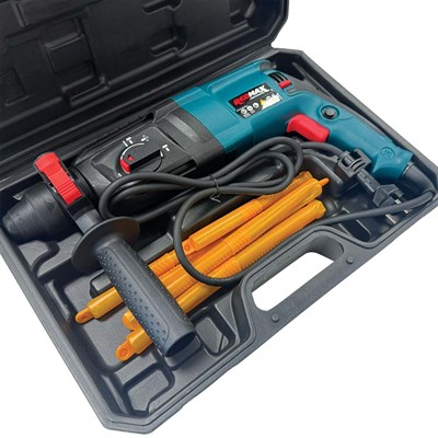 REDMAX Z1C-DK-26C Kırıcı Delici Matkap 800 W + Kırıcı Delici Uç Seti