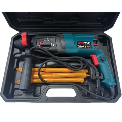 REDMAX Z1C-DK-26C Kırıcı Delici Matkap 800 W + Kırıcı Delici Uç Seti