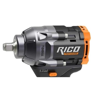 RICO 028-RE0008 1/2 Akülü Darbeli Somun Sıkma ve Sökme Makinesi Kömürsüz 1100Nm 20V 6 Ah