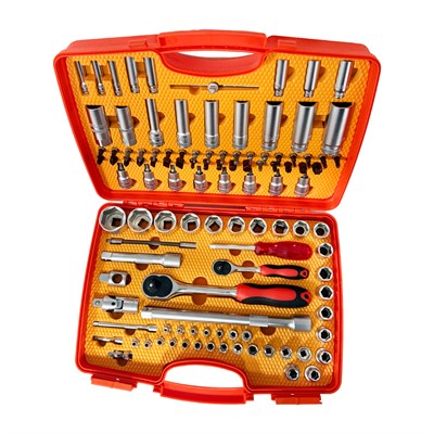 RICO 006-RC1011 1/2 ve 1/4 Altı Köşe Lokma Takımı 110 Parça
