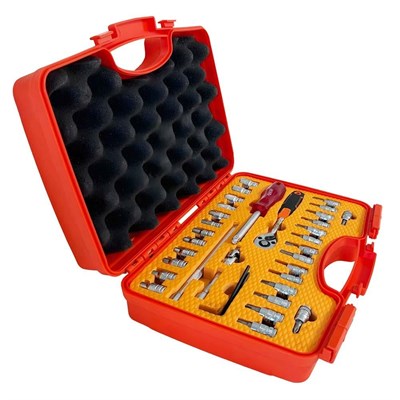 RICO 007-RC4512 1/4 Altı Köşe Lokma Takımı ve Bits Uç Seti 40 Parça