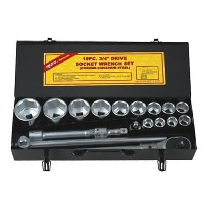 RICO 006-RC1021 3/4 Altı Köşe Ağır Lokma Takımı 19 Parça