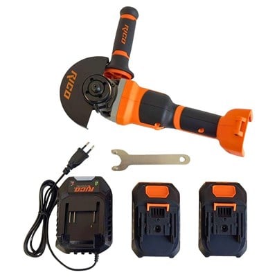 RICO 028-RE0030 Akülü Taşlama Makinesi Çift Akülü 115 mm 20V