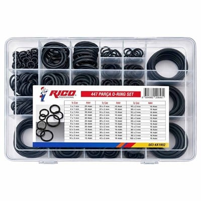 RICO 003-KK1992 447 Parça Oring Seti