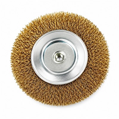 RICO 024-RC0049 Pimli Saçaklı Daire Tel Fırça 65 mm