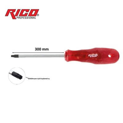 RICO 003-RT0022 T30 Torx Uçlu Tornavida Kraft Uzun 6 x 300 mm