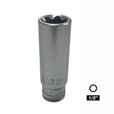 RICO 007-RC7007 1/2 E12 Torx Lokma Uzun