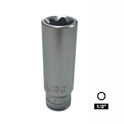 RICO 007-RC7008 1/2 E14 Torx Lokma Uzun