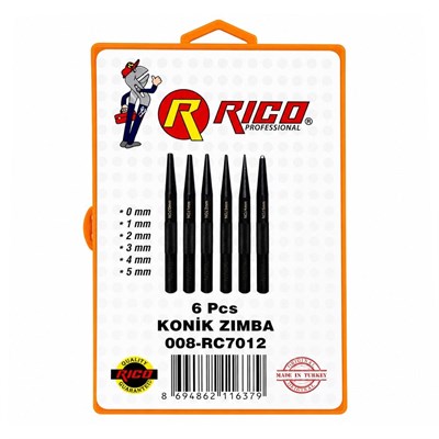 RICO 008-RC7012 Konik Zımba 6 Parça