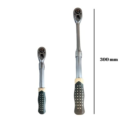 ROCKFORCE 1/2 Lokma Cırcır Kolu 300 mm