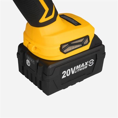 RTRMAX RTS5050 Şarjlı Avuç Taşlama Makinesi Kömürsüz Çift Akülü S-Lion 4Ah