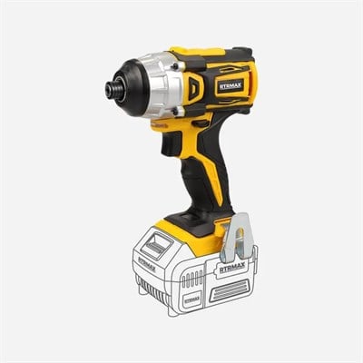 RTRMAX RTX2022B Şarjlı Darbeli Vidalama Kömürsüz X-Lion - (Aküsüz)