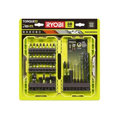 RYOBI RAK38DSDI2 Vidalama Ve Delme Uç Seti 38 Parça