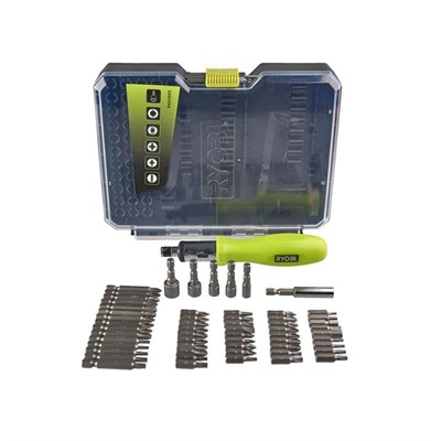 RYOBI RAK59SD Cırcırlı Tornavida Ve Vidalama Uç Seti 59 Parça