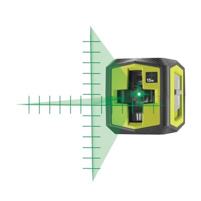 RYOBI RBCLLG2 Çapraz Lazer Metre Profesyonel Lazer Şakül 15 Metre Yeşil
