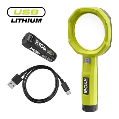 RYOBI RML4-120G Akülü Büyüteçli Led Çalışma Lambası 4V Li-Ion