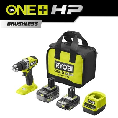 RYOBI RPD18C-242S Akülü Darbeli Matkap Kömürsüz One+ 18V Li-Ion 4 Ah + 2.0 Ah
