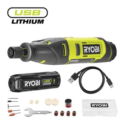 RYOBI RRT4-120GA15 Akülü Gravür Seti 15 Parça