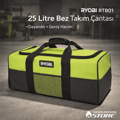 RYOBI RTB01 Bez Takım Çantası Çok Amaçlı 25 Litre