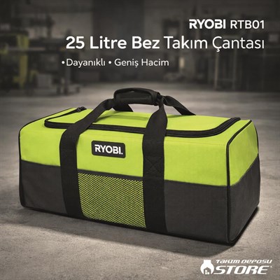 RYOBI RTB01 Bez Takım Çantası Çok Amaçlı 25 Litre