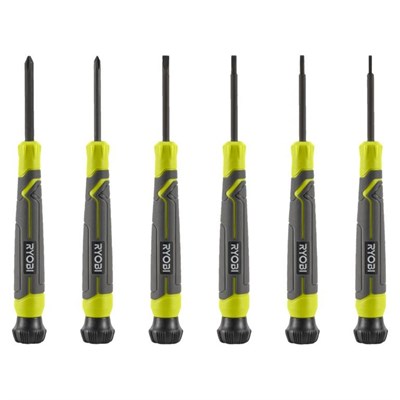 RYOBI Saatçi Tornavida Takımı 6 Parça