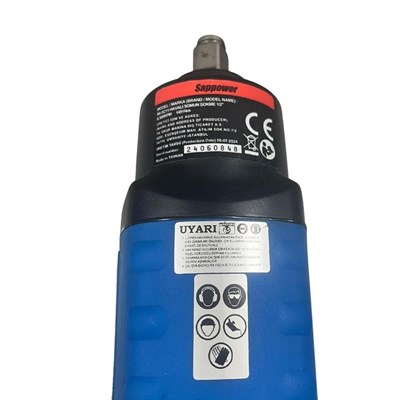 SAPPOWER IW-3C11 1/2 Havalı Somun Sıkma ve Sökme Tabancası 1491 Nm