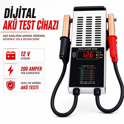 SUNKING HVB-200 Akü Test Cihazı 6-12 Volt 200 Ah