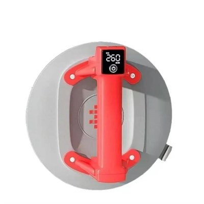 Shijing Tools 6100 Şarjlı Hava Pompalı Dijital Vantuz - Cam Granit Seramik Ayna Taşıma Vantuzu