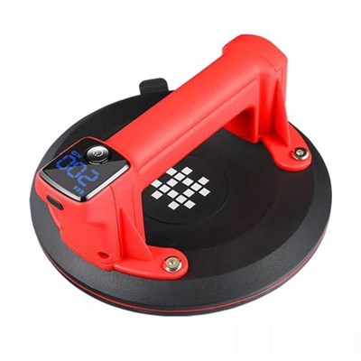 Shijing Tools P618A Şarjlı Hava Pompalı Dijital Vantuz - Cam Granit Seramik Ayna Taşıma Vantuzu