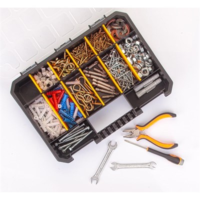 Süper Bag ASR-2098 Slim Organizer Malzeme Kutusu 14 Bölmeli