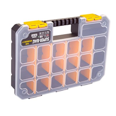 Süper Bag ASR-2098 Slim Organizer Malzeme Kutusu 14 Bölmeli