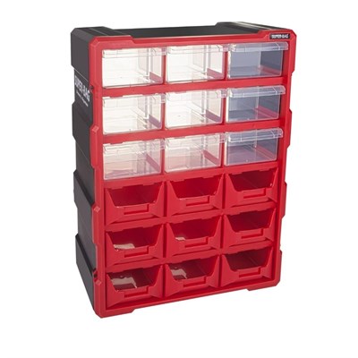 Süper Bag ASR-6011 Monoblok Avadanlıklı Çekmece Seti Organizer 18Li