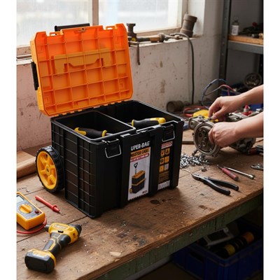 Süper Bag ASR-6030 Master Case Tekerlekli Set S-M-L Takım Çantası 3lü