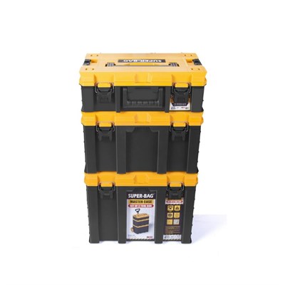 Süper Bag ASR-6030 Master Case Tekerlekli Set S-M-L Takım Çantası 3lü