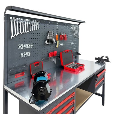 TAKPOWER 2 Metre Dolu Takım Tezgahı 6 Çekmeceli Premium