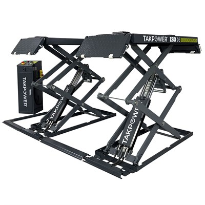 TAKPOWER 3.5 Ton Makaslı Hidrolik Araç Kaldırma Lifti 2 Metre