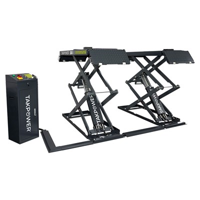 TAKPOWER 3.5 Ton Makaslı Hidrolik Araç Kaldırma Lifti 2 Metre