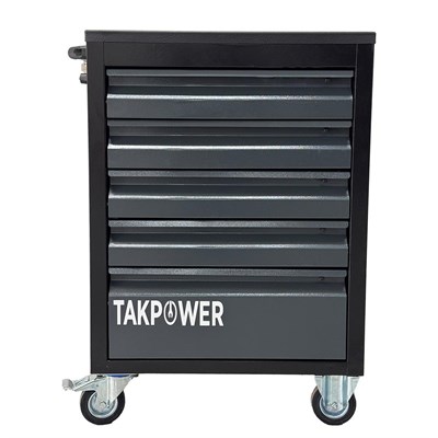 TAKPOWER 5 Çekmeceli Takım Arabası Antrasit