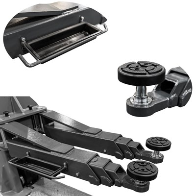 TAKPOWER 5 Ton İki Sütunlu Alttan Bağlantılı Tam Otomatik Araç Kaldırma Lifti
