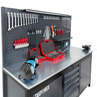 TAKPOWER Oto Servis ve Hobi Garaj Seti Premium